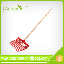 54 &quot;th Gardening Rake Kunststoff Heu Rechen mit Holzgriff